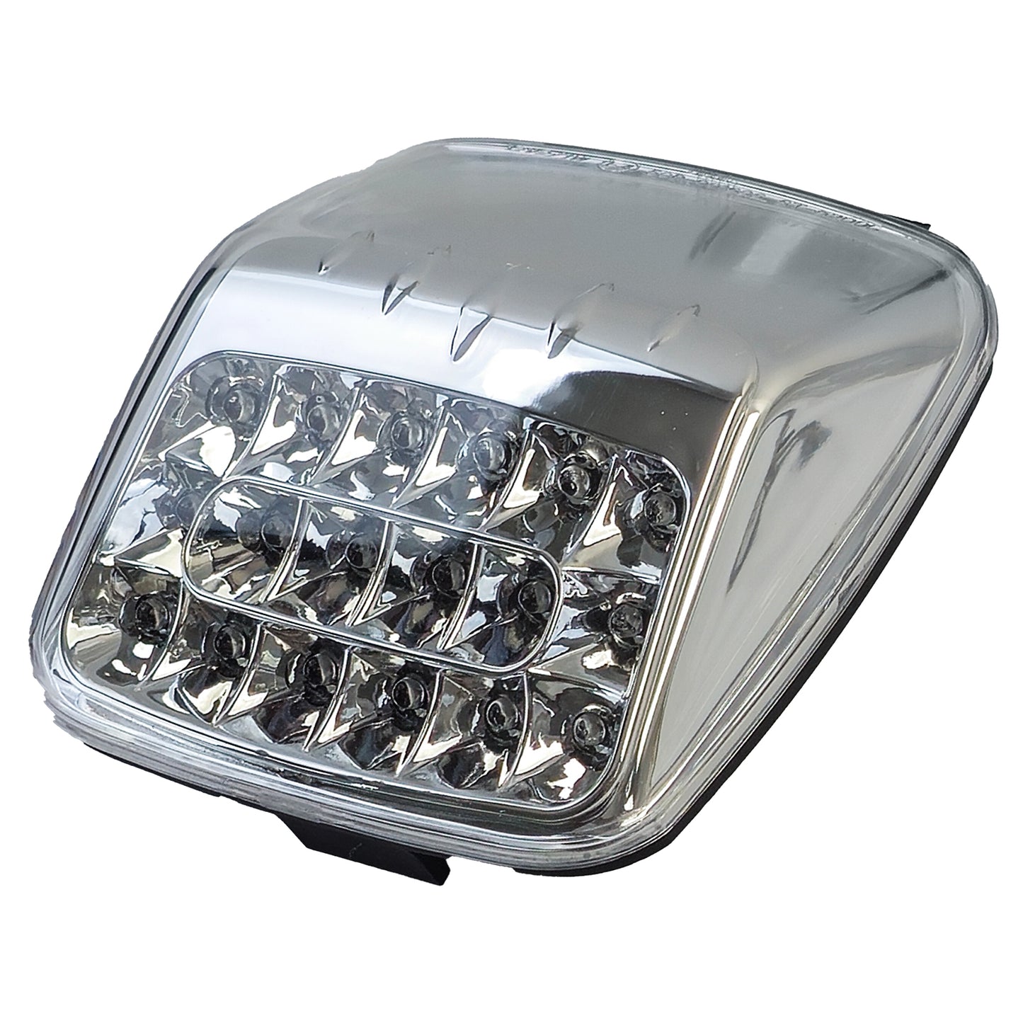 ✨Fanale a LED vetro trasparente per cromato Harley Davidson V-ROD 02-08✨