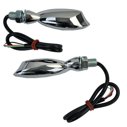 ⭐Set di luci posteriori con indicatori di direzione a LED in vetro trasparente