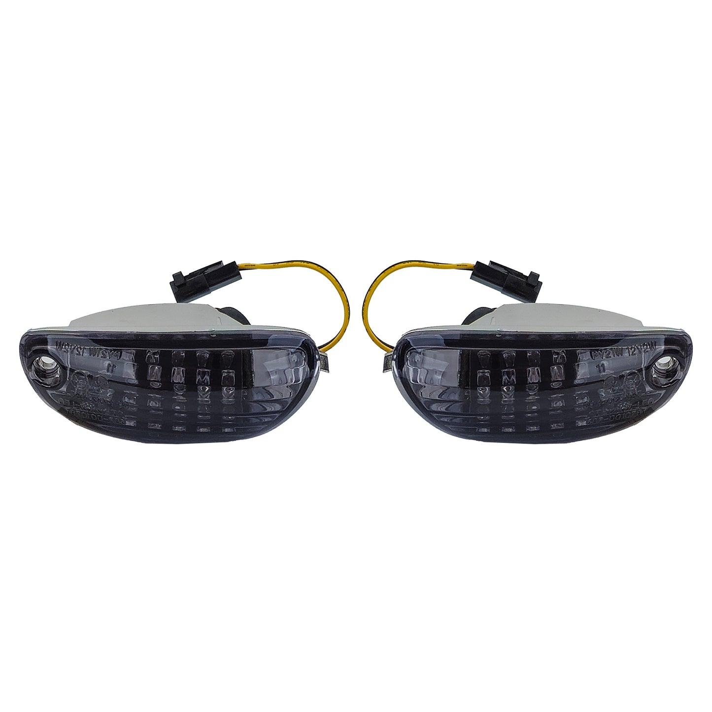 ❄️Indicatore di direzione a LED per moto nero fumo per Suzuki GSX R 1000 05-18❄️