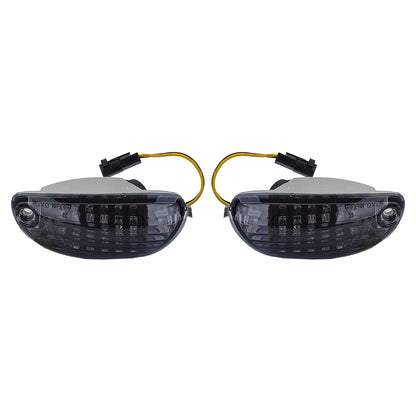 ❄️Indicatore di direzione a LED per moto nero fumo per Suzuki GSX R 1000 05-18❄️