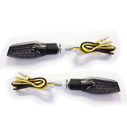 ⭐PROTECH Universal Motorcycle LED Turn Signal Light Smoke with E-Mark