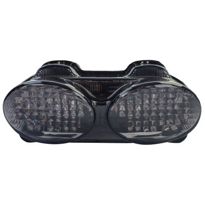 ⭐Fanale posteriore moto in vetro trasparente fumé per Kawasaki Ninja ZX-6R ZX-9⭐