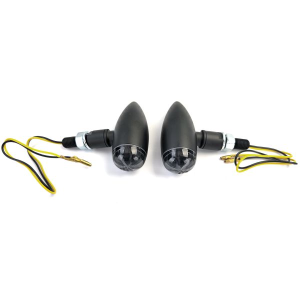 ⭐Set di indicatori di direzione a LED universali per moto Smoke Thunderbolt