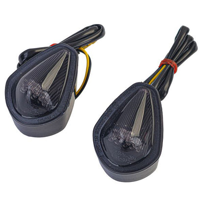 ⭐Indicatore di direzione corpo moto a LED fumo per Honda CBF125 125R 250R