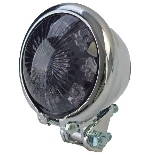 ⭐Universal Bates Style Smoke Chrome Motorcycle LED Tail Light with E-Mar⭐