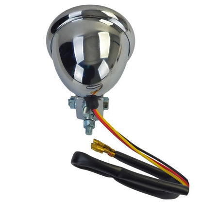 ⭐Universal Bates Style Smoke Chrome Motorcycle LED Tail Light with E-Mar⭐