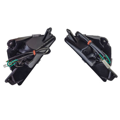 ⭐Smoke Motorcycle Fairing Turn Signal Light Set For Kawasaki Ninja ZX6