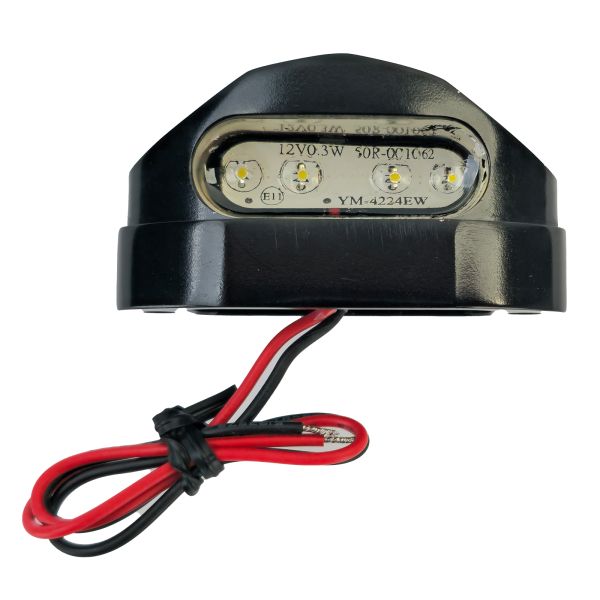 ⭐Luce posteriore universale a LED in vetro trasparente per moto HAVOC con E-Mark