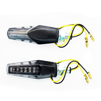 ❄️Set di indicatori di direzion a LED universali per motociclette fumo Phoenix❄️