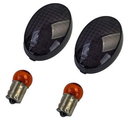 ⭐Lenti degli indicatori di direzione colorate incl. lampadina per Yamaha MT03