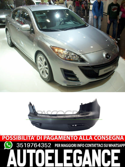 Paraurti Prasco Posteriore Per Mazda 3  CON PRIMER MOD. 4 PORTE BBM450221M8N