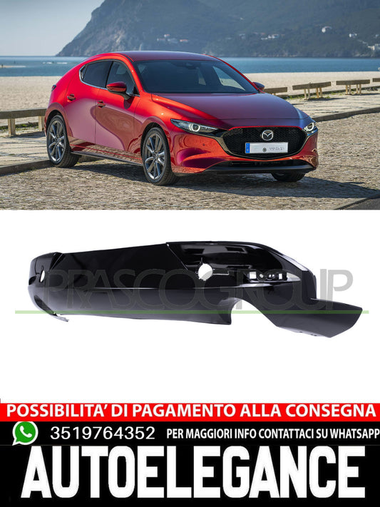 Spoiler paraurti Prasco NERO LUCIDO-CON TRACCE PDC Posteriore per MAZDA 3