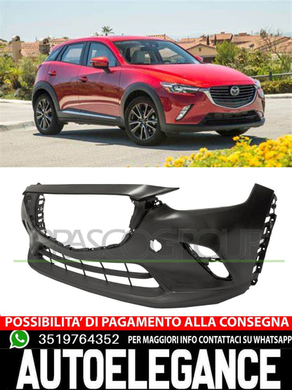 Paraurti Prasco Anteriore per MAZDA CX-3 no primer con TRACCE LAVAFARI