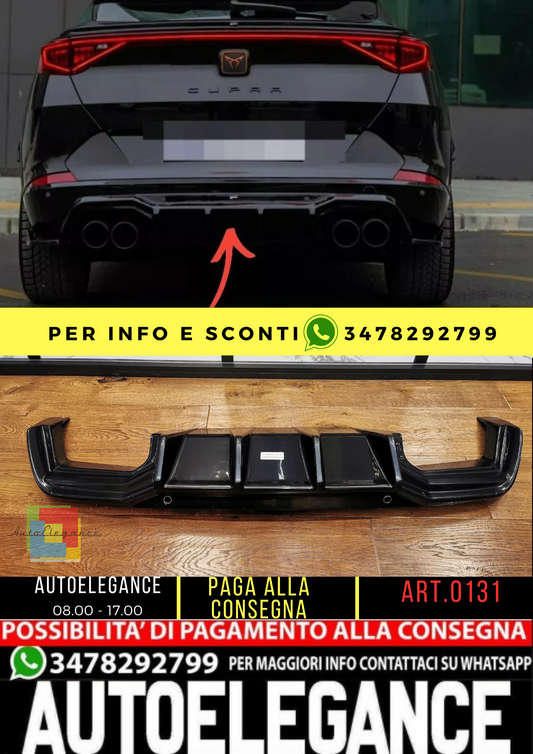 ⭐2011 DIFFUSORE ADATTO PER CUPRA FORMENTOR  2020+ NERO LUCIDO⭐
