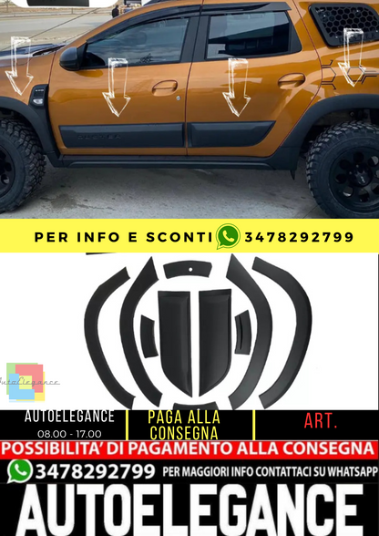 ⭐BodyKit compatible with DACIA Duster 2018+ with parking sensor⭐ 