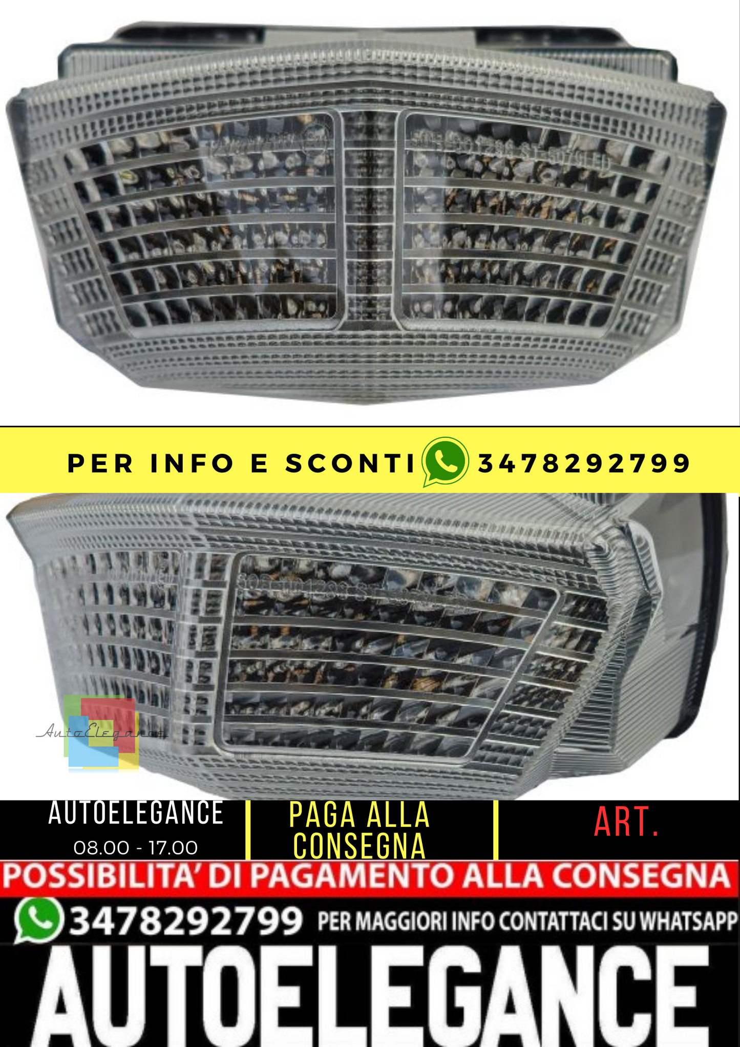 ⭐Vetro trasparente fanale posteriore moto per Yamaha TDM 900 02-06⭐