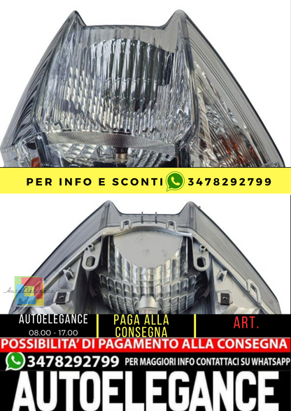 ⭐Vetro trasparente fanale posteriore moto per Yamaha Tmax 500 08-11 ⭐