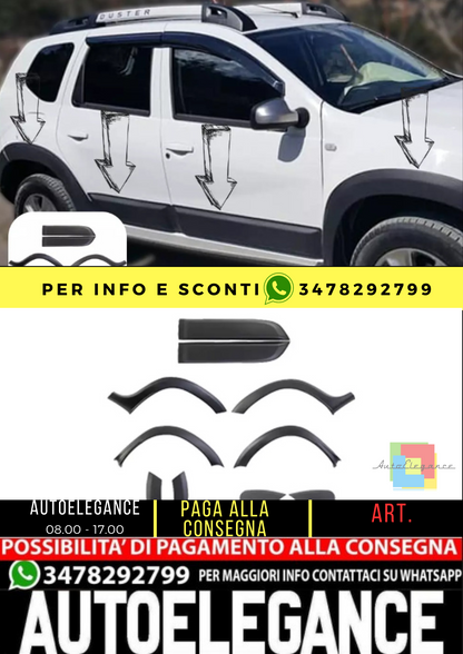 ⭐Kit carrozzeria compatibile con DACIA Duster Serie 1 2010-2017 Kit carrozzeria⭐