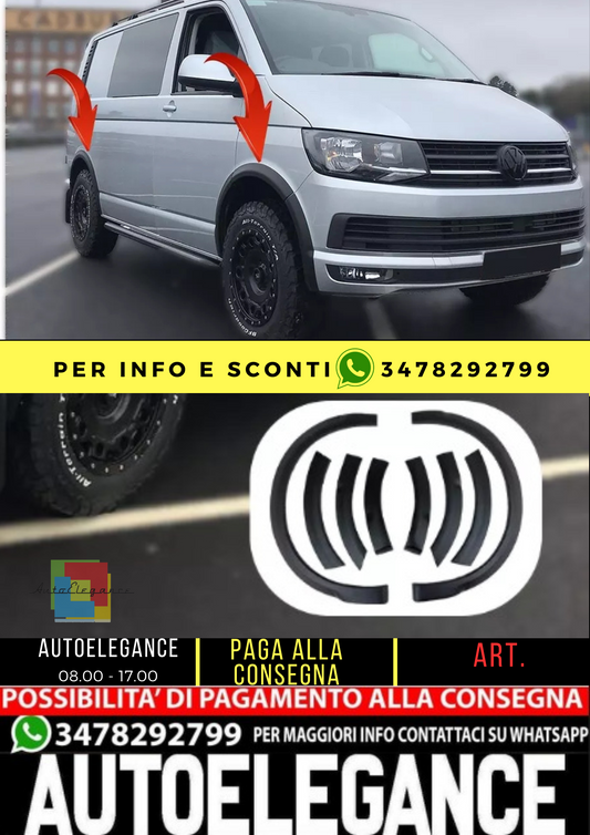 ⭐PROTEZIONI PORTIERE ADATTO PER  VW Transporter T6 2015 2019 8⭐
