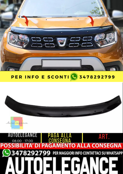 ⭐PPROTEZIONI PORTIERE ADATTO PER DACIA Duster Serie 2 2018+ Gloss Black⭐