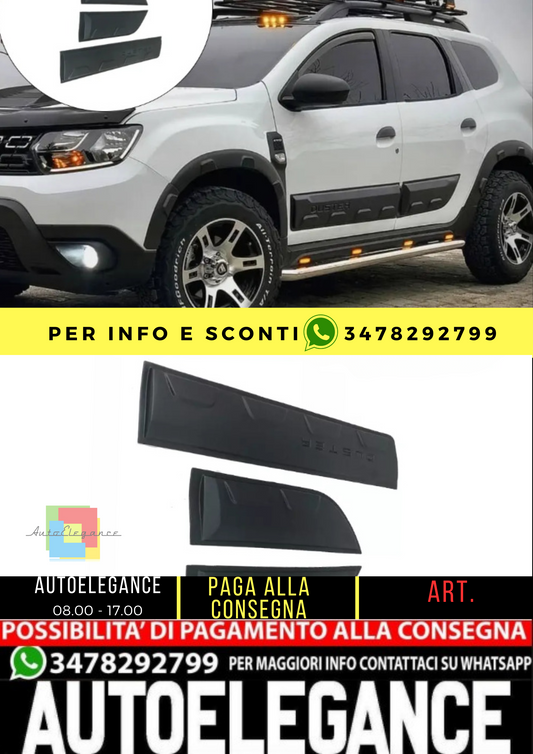 ⭐Pannellatura carrozzeria compatibile con DACIA Duster 2018+ 4 pezzi fuoristra⭐