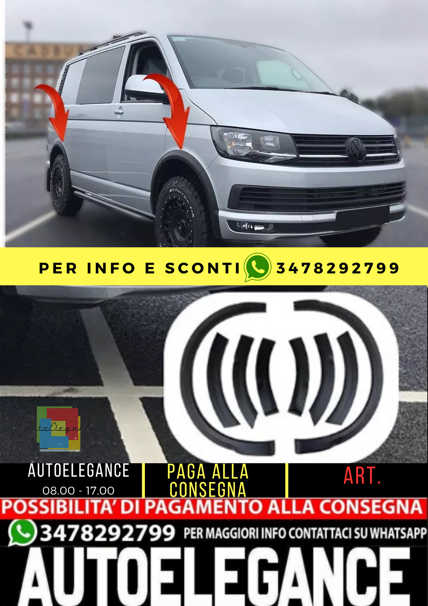 ⭐PROTEZIONI PORTIERE ADATTO PER VW Transporter T6 2015 2019 ⭐