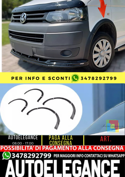 ⭐PROTEZIONI PORTIERE ADATTO PER VW Transporter T5 T5.1 2003 2015 ⭐
