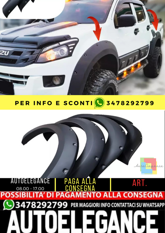 ⭐PROTEZIONI PORTIERE ADATTO PER ISUZU D-Max 2012-2019 ⭐