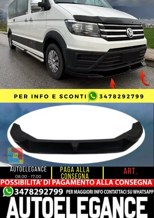 ⭐ Spoiler anteriore a labbro anteriore compatibile con VW Crafter MK2 2017+⭐