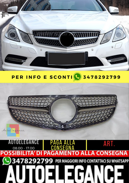 ⭐Mercedes Benz C207 W207 E Coupe 2013 - 2015 griglia refrigeratore lifting nero⭐