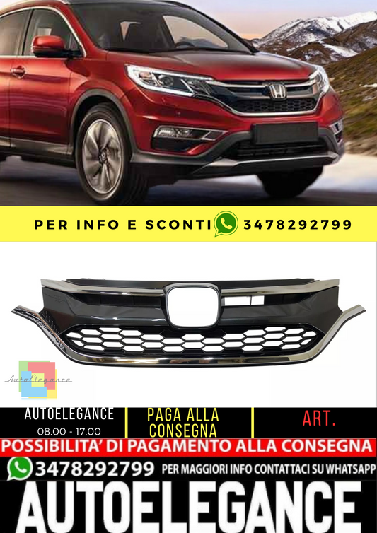 ⭐griglia radiatore adatto per Honda CRV 2015 - 2017 Facelift SET ⭐