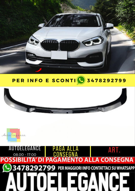 ⭐spoiler anteriore splitter adatto per  BMW Serie 1 F40 F41⭐