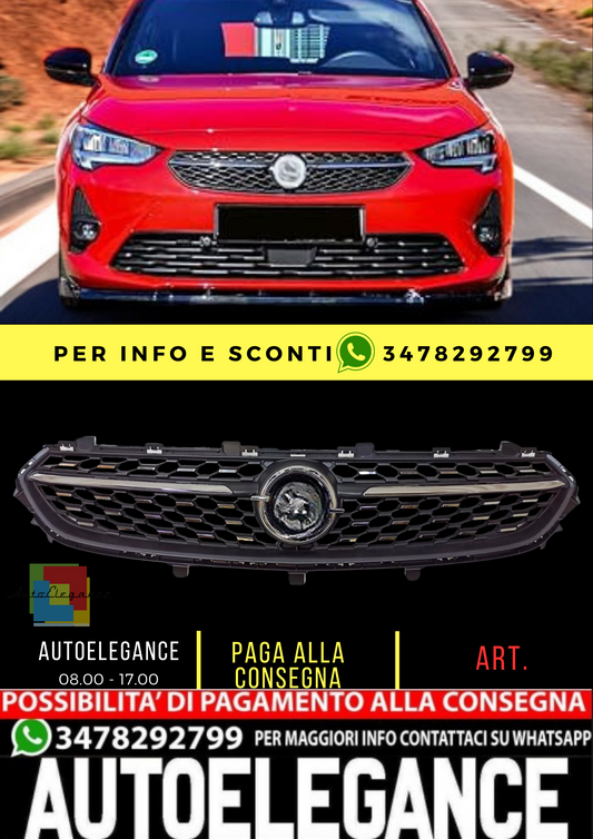⭐Opel Corsa F 2020 - 2023 Radiator Grille SET ⭐ 