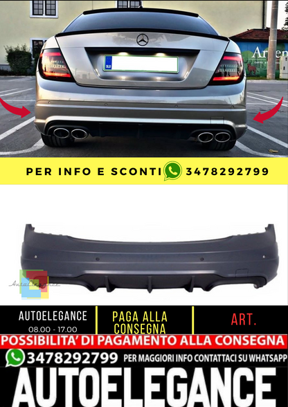 💥paraurti posteriore adatto per Mercedes w204 look AMG💥