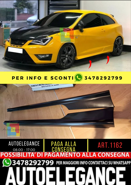 💥1162 SKIRTS SUITABLE FOR SEAT IBIZA 6J 2008-2017 3 DOORS RAW💥 