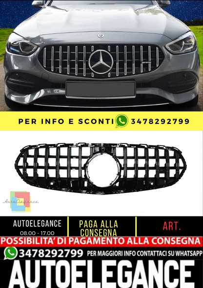 💥GRIGLIA RADIATORE GT ADATTO PER Mercedes Benz Classe C W206 2022 💥