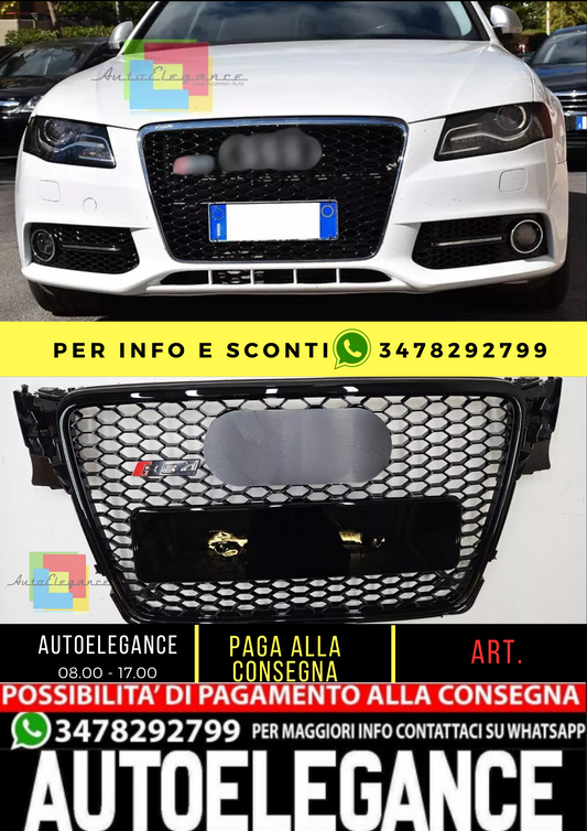 💥GRIGLIA RADIATORE ADATTO PER Audi A4 B8 2008 LOOK RS4💥