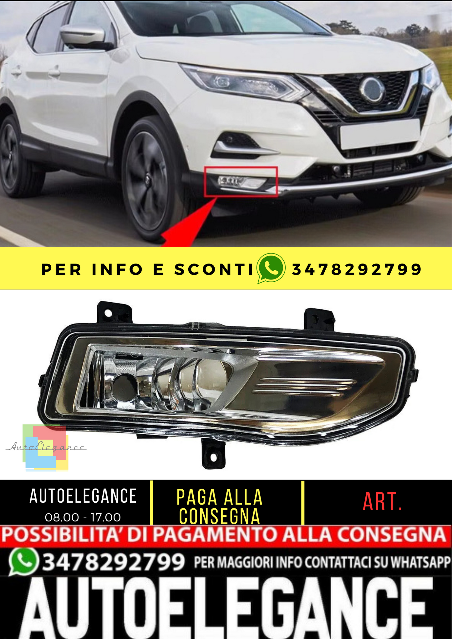 💥FENDINEBBIA DESTRO ADATTO PER Nissan Qashqai 2017 - 2021💥