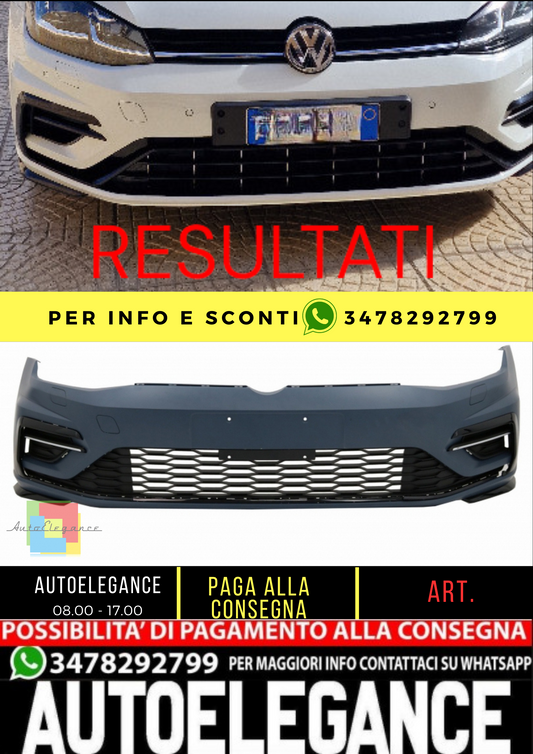 💥Front bumper suitable for VW Golf 7.5 (2017-2020) R Line Design💥 