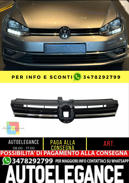 💥GRIGLIA RADIATORE ADATTO PER VW Golf 7.5 2017 - 2019💥