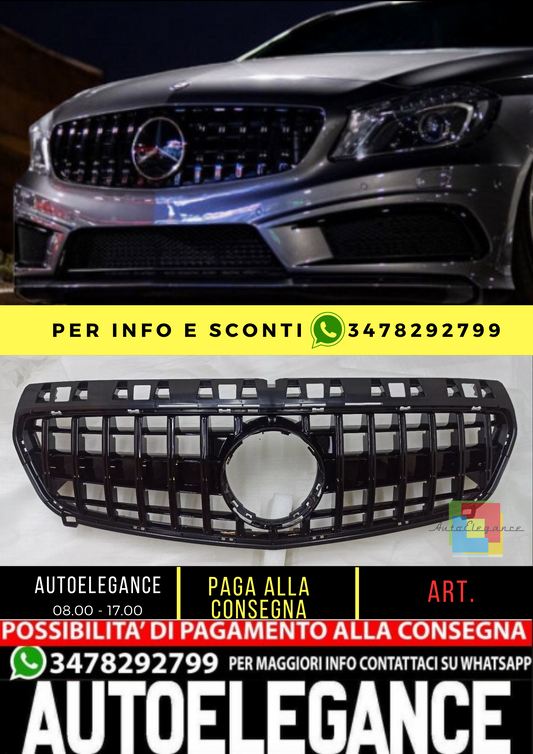 💥GRIGLIA RADIATORE GT ADATTO PER Mercedes Benz W176 A Kl 2012 - 2015💥