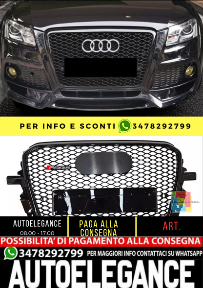 💥GRIGLIA RADIATORE ADATTO PER Audi Q5 8R 2012 - 2016 look RSQ5💥