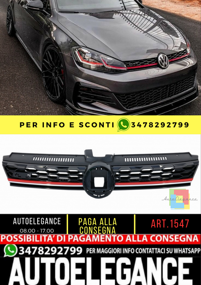 💥GRIGLIA RADIATORE GTI ADATTO PER VW Golf 7.5 2017 - 2019  💥