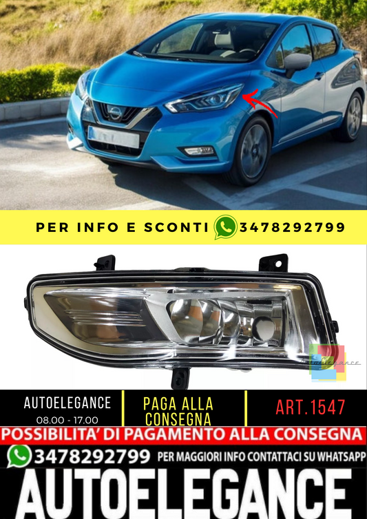 💥FENDINEBBIA SINISTRO ADATTO PER Nissan Micra 2017 - 2021 💥
