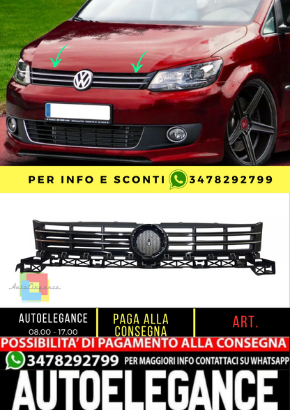 💥GRIGLIA RADIATORE ADATTO PER VW Touran/Caddy 2010 - 2015💥