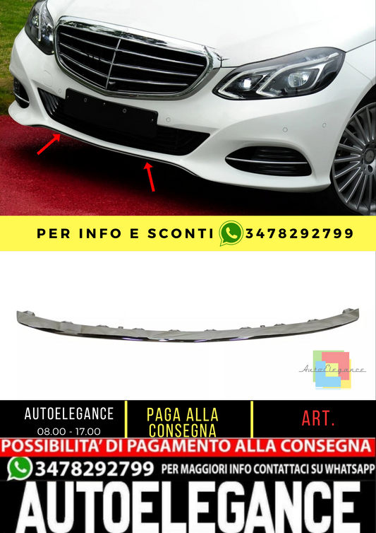 💥Modanatura paraurti adatto per Mercedes Benz W212 E 2014 - 2016💥