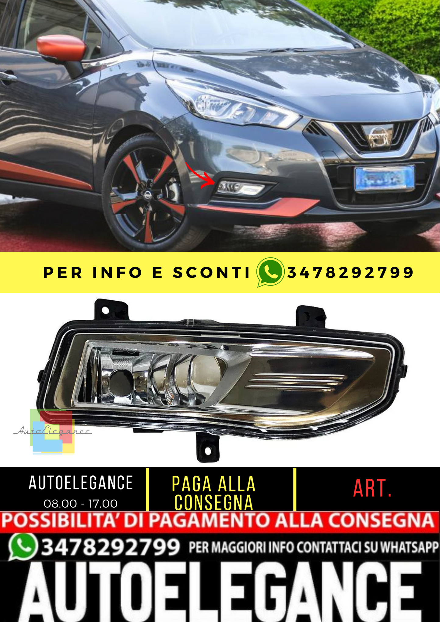 💥FENDINEBBIA DESTRO ADATTO PER Nissan Micra 2017 - 2021 💥