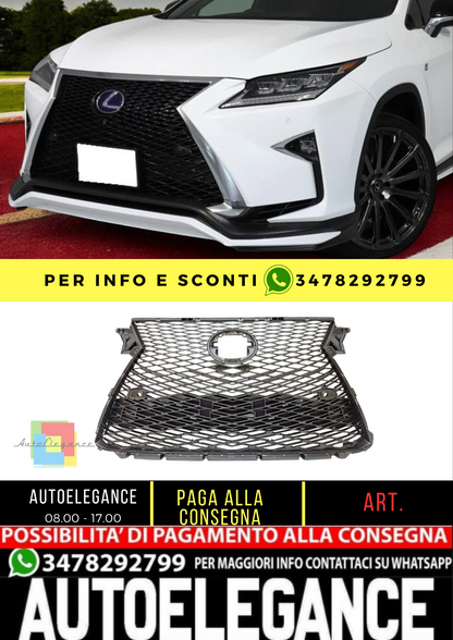 💥GRIGLIA RADIATORE F SPORT ADATTO PER Lexus RX 2016 - 2019💥