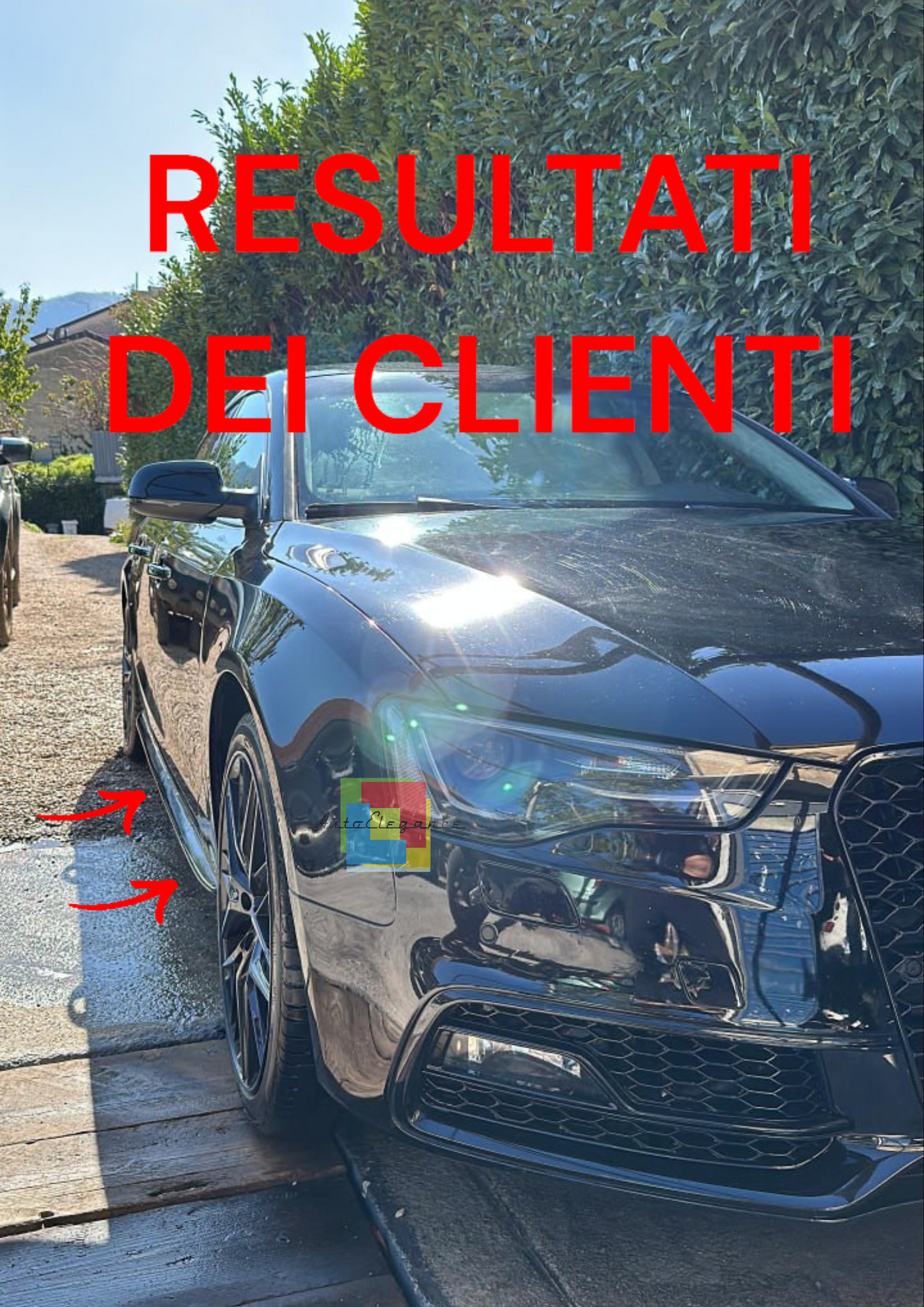 💥MINIGONNE ADATTE PER AUDI A6 4G DAL 2011 AL 2018 NERO LUCIDO LOOK SPORTIVO💥
