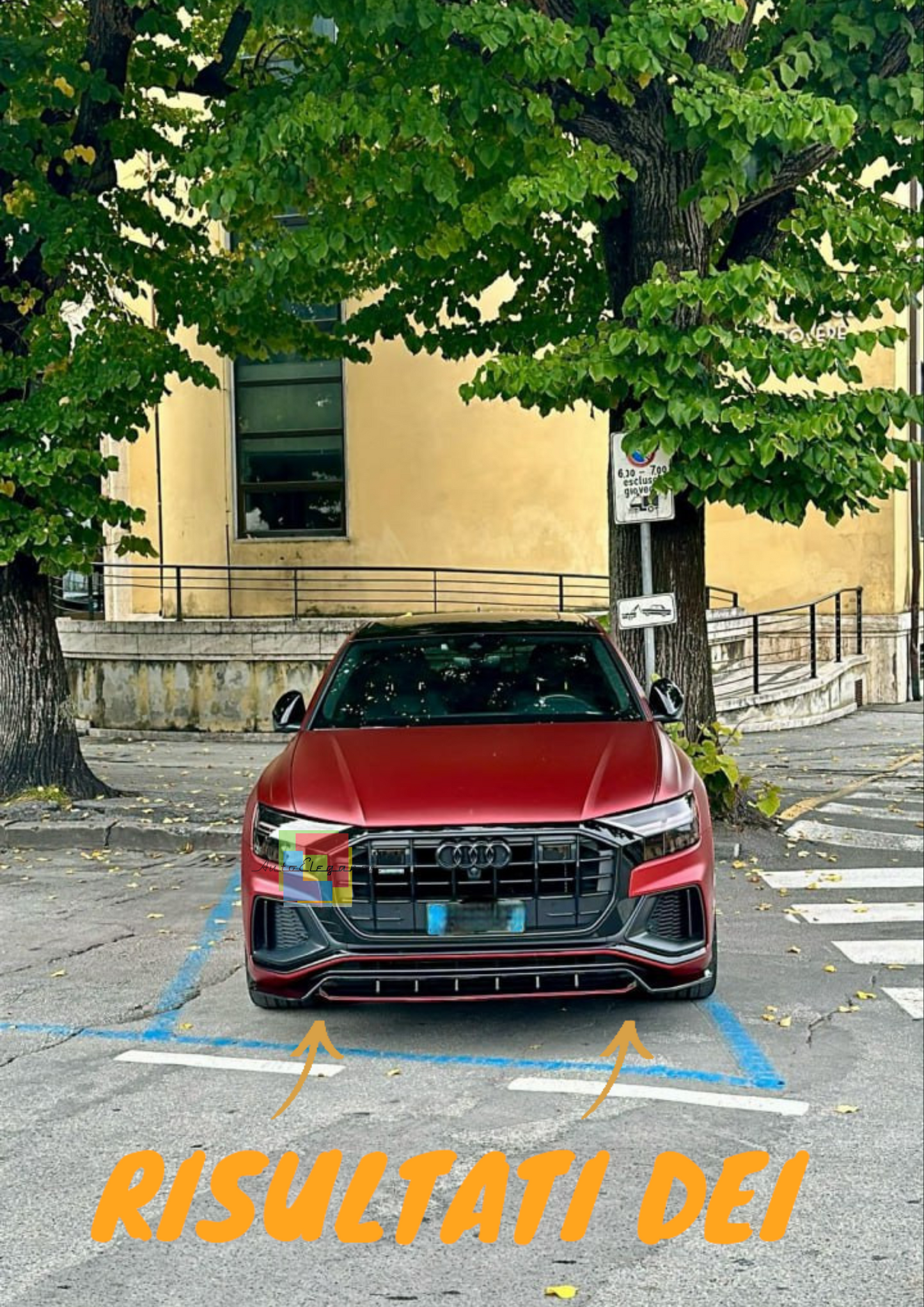⭐ 1837 SPLITTER ADATTO PER AUDI Q8 2018-2024 SLINE SQ8 NERO LUCIDO⭐